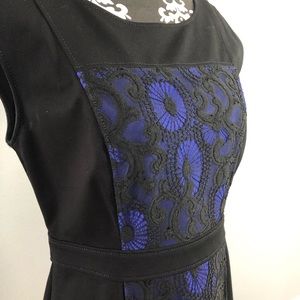 LOFT dress with lace detail